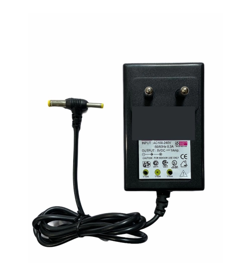 Generic 5V 1A Power Adapter, Power Supply AC Input 100 240 V and Output 5V 1A for Set Top Box_DTH Box, CCTV System, Router, Other Electronics And IT Gadgets with DC And Sony Pin (Black)