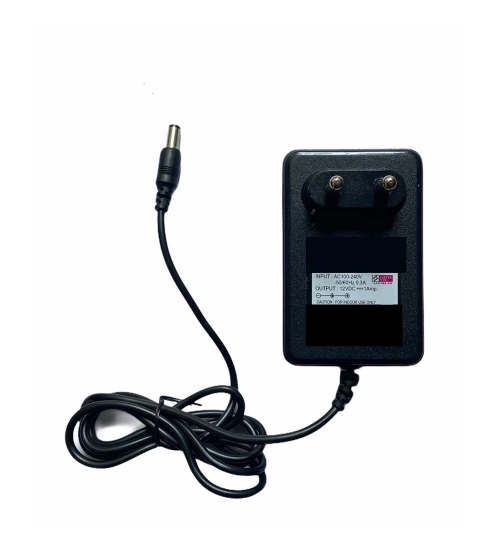 Generic 12V 1A Power Adapter, Power Supply AC Input 100 240 V and Output 12V 1A for Set Top Box_DTH Box, CCTV System, Router, Other Electronics And IT Gadgets with DC Pin (Black)