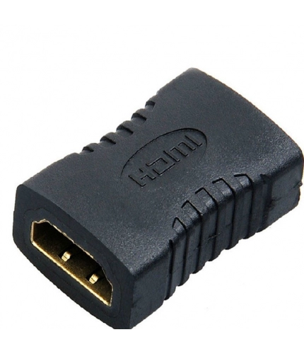 Generic HDMI Adapter Female to Female Extender Jointer Black (Black)