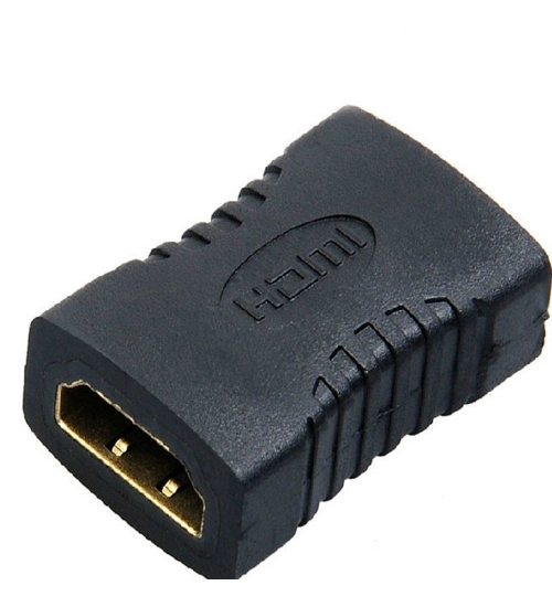 Generic HDMI Adapter Female to Female Extender Jointer Black (Black)