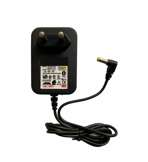 Generic 6V 1A Power Adapter, Power Supply AC Input 100 240 V and Output 6V 1A for Set Top Box_DTH Box, CCTV System, Router, Other Electronics And IT Gadgets with DC Pin (Black)