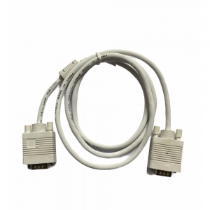 Generic VGA Cable Male to Male 1.5 Yards Supports PC, Monitor, TV, LCD_LED, Plasma, Projector, TFT (White)