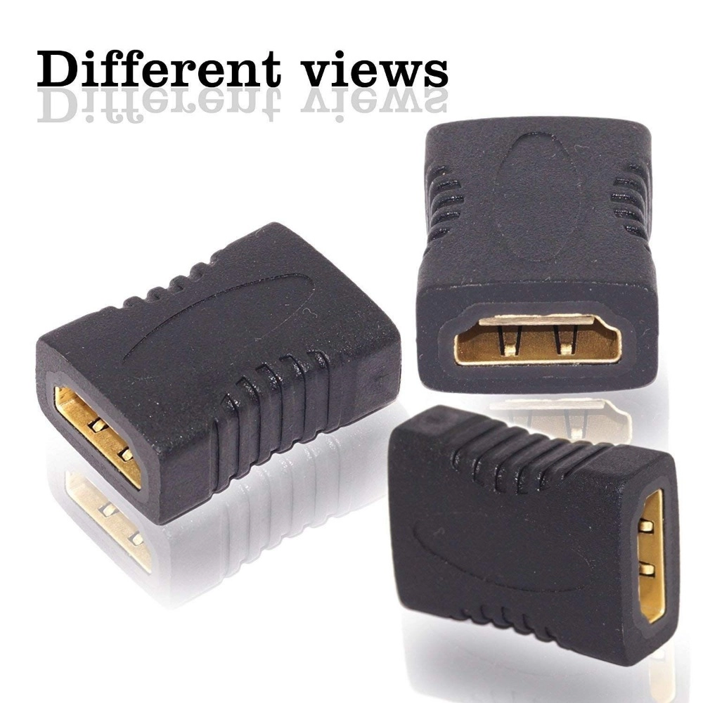 Generic HDMI Adapter Female to Female Extender Jointer Black (Black) Generic HDMI Adapter Female to Female Extender Jointer Black (Black)