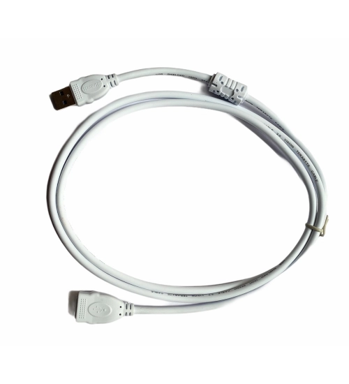 Generic USB Male to Female Extension Cable 1.5 Yards Supports LCD, LED, TV USB Ports Connects Printer, PC, External Hard Drive (White)