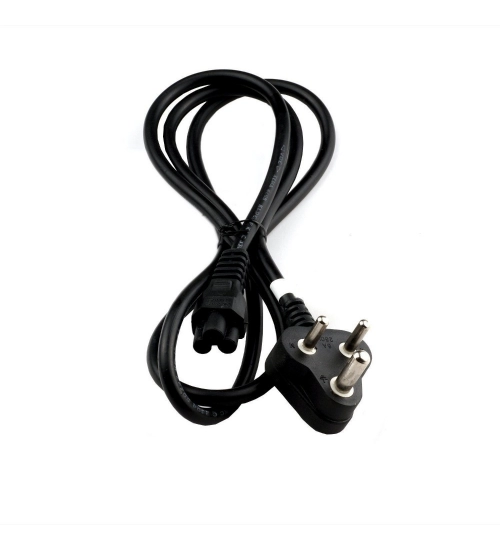 Generic Supreme Quality 1.2 Meter 3Pin Power Cord for Laptop (Black)