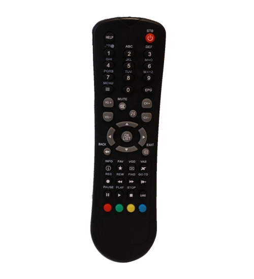 Generic Set Top Box Remote, Compatible With Nxt Digital Set Top Box Remote Control_Old Remote Functions Must Be Exactly Same (Color:Multi)