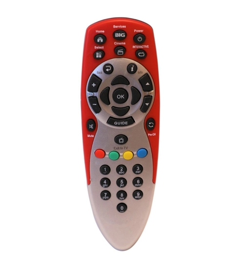 Generic Set Top Box Remote, Compatible With Big TV Set Top Box Remote Control_Old Remote Functions Must Be Exactly Same (Color:Multi)