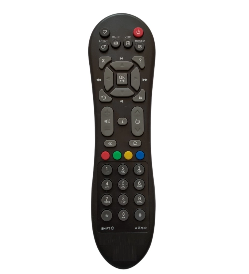 Generic DTH Remote No. 125_Compatible With VIDEOCON D2H Set Top Box Remote_Old Remote Functions Must Be Exactly Same (Color:Multi)