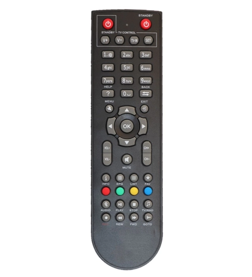 Generic Set Top Box Remote, Compatible With In Cable Set Top Box Remote Control_Old Remote Functions Must Be Exactly Same (Color:Multi)