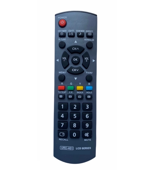 Generic LCD_LED Remote No. URC 401, Compatible With PANASONIC LCD_LED TV Remote Control _Old Remote Functions Must Be Exactly Same (Color:Multi)