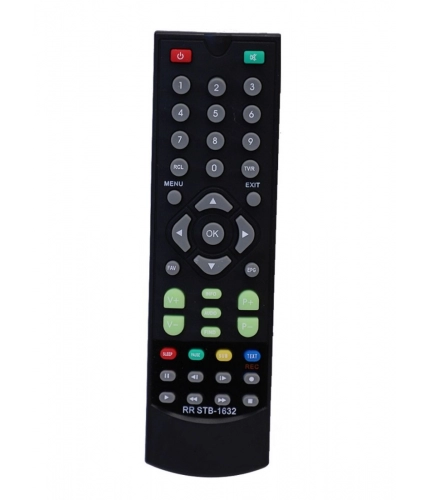 Generic Set Top Box Remote, Compatible With Ssdn Set Top Box Remote Control_Old Remote Functions Must Be Exactly Same (Color:Multi)