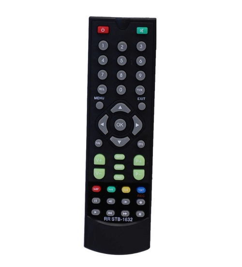 Generic Set Top Box Remote, Compatible With Ssdn Set Top Box Remote Control_Old Remote Functions Must Be Exactly Same (Color:Multi)