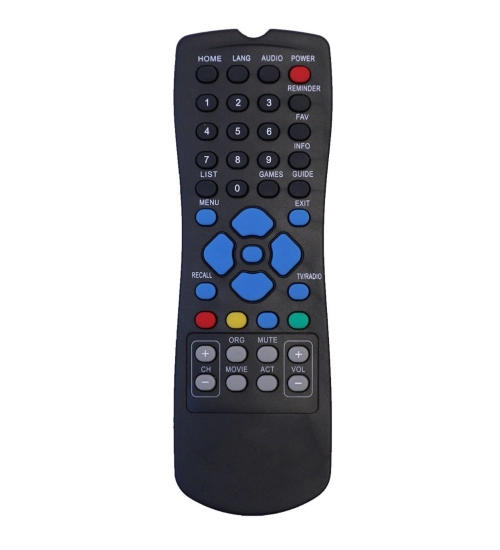 Generic DTH Remote, Compatible With Sun Direct DTH Remote Control_Old Remote Functions Must Be Exactly Same (Color:Multi)