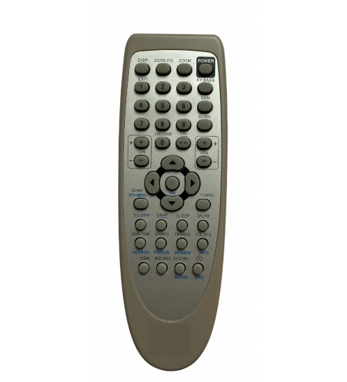 Generic Crt TV Remote No. 115, Compatible With Onida TV Remote Control_Old Remote Functions Must Be Exactly Same (Color:Multi)