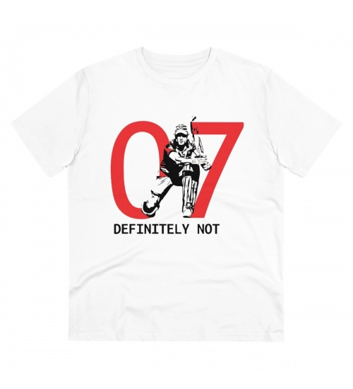 Generic Men's PC Cotton Cricket Design Printed T Shirt (Color: White, Thread Count: 180GSM)