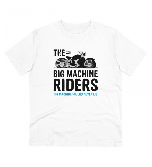 Generic Men's PC Cotton Bike Ride Design Printed T Shirt (Color: White, Thread Count: 180GSM)