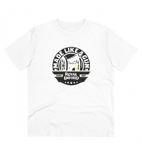 Generic Men's PC Cotton Bike Ride Design Printed T Shirt (Color: White, Thread Count: 180GSM)