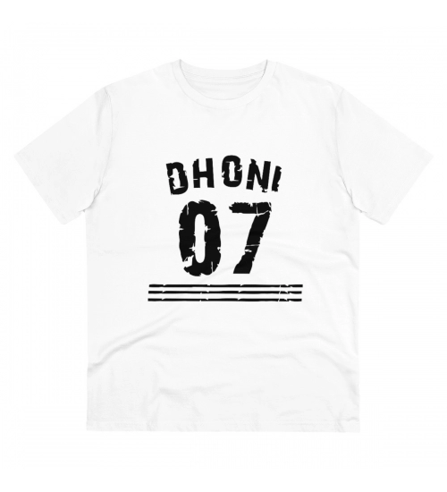 Generic Men's PC Cotton Cricket Design Printed T Shirt (Color: White, Thread Count: 180GSM)