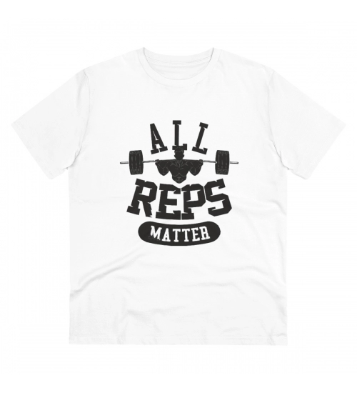 Generic Men's PC Cotton All Reps Matter Printed T Shirt (Color: White, Thread Count: 180GSM)