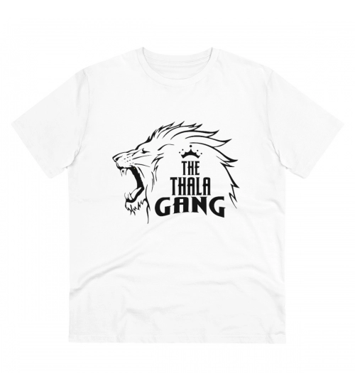 Generic Men's PC Cotton Cricket Design Printed T Shirt (Color: White, Thread Count: 180GSM)