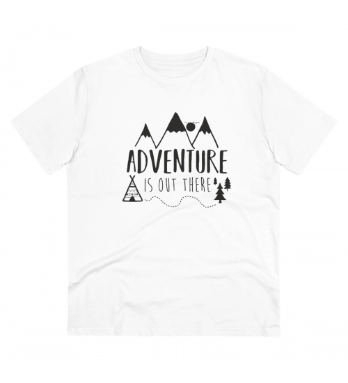 Generic Men's PC Cotton Explore The Unseen Printed T Shirt (Color: White, Thread Count: 180GSM)