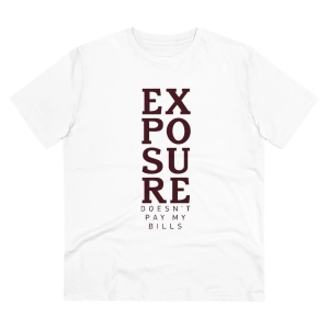 Generic Men's PC Cotton Exposure Printed T Shirt (Color: White, Thread Count: 180GSM)