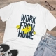 Generic Men's PC Cotton Work From Home Desing Printed T Shirt (Color: White, Thread Count: 180GSM) Generic Men's PC Cotton Work From Home Desing Printed T Shirt (Color: White, Thread Count: 180GSM)