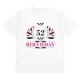 Generic Men's PC Cotton 52nd Birthday Printed T Shirt (Color: White, Thread Count: 180GSM) Generic Men's PC Cotton 52nd Birthday Printed T Shirt (Color: White, Thread Count: 180GSM)