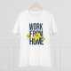 Generic Men's PC Cotton Work From Home Desing Printed T Shirt (Color: White, Thread Count: 180GSM) Generic Men's PC Cotton Work From Home Desing Printed T Shirt (Color: White, Thread Count: 180GSM)