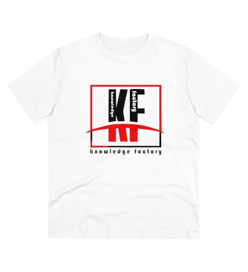 Generic Men's PC Cotton Knowledge Factory Printed T Shirt (Color: White, Thread Count: 180GSM)