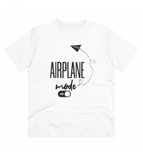 Generic Men's PC Cotton Explore The Unseen Printed T Shirt (Color: White, Thread Count: 180GSM)