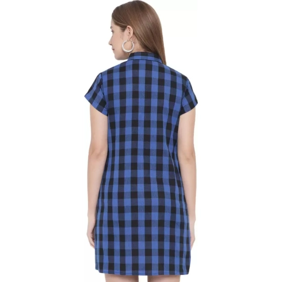 Generic Women's Shirt Blue, Black Dress (Color:Blue, Material:Pure Cotton) Generic Women's Shirt Blue, Black Dress (Color:Blue, Material:Pure Cotton)