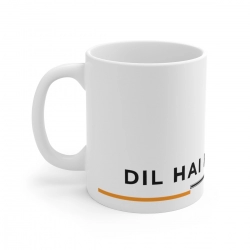Ceramic Dil Se Hindustani Printed Coffee Mug (Color: White, Capacity:330ml) Ceramic Dil Se Hindustani Printed Coffee Mug (Color: White, Capacity:330ml)