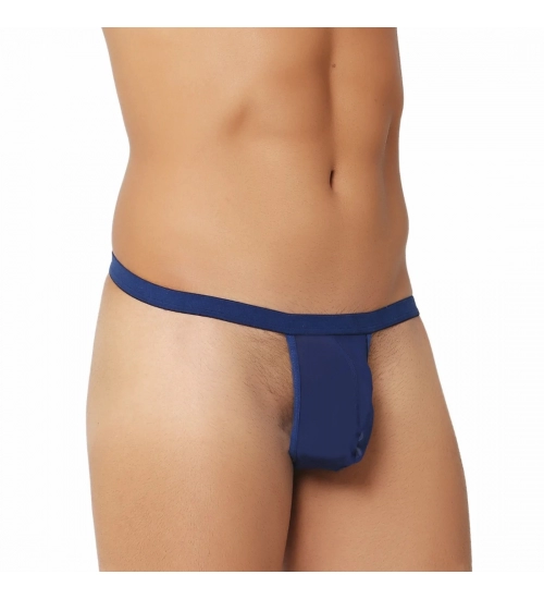 Generic Men's Nylon String Side Briefs Underwear (Blue) Generic Men's Nylon String Side Briefs Underwear (Blue)