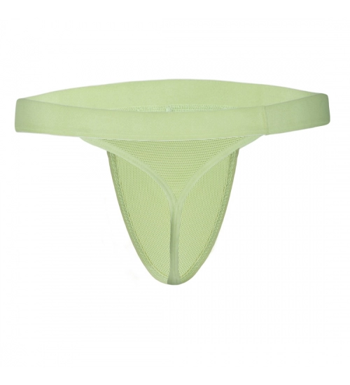 Generic Men's Nylon String Side Briefs Underwear (Wild Green) Generic Men's Nylon String Side Briefs Underwear (Wild Green)