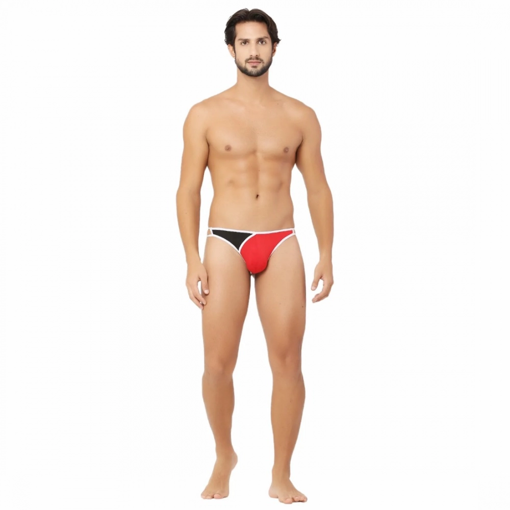 Generic Men's Cotton Spandex Men’S Lace Thong Consists Of Two Strings. Underwear (Red And Black) Generic Men's Cotton Spandex Men’S Lace Thong Consists Of Two Strings. Underwear (Red And Black)