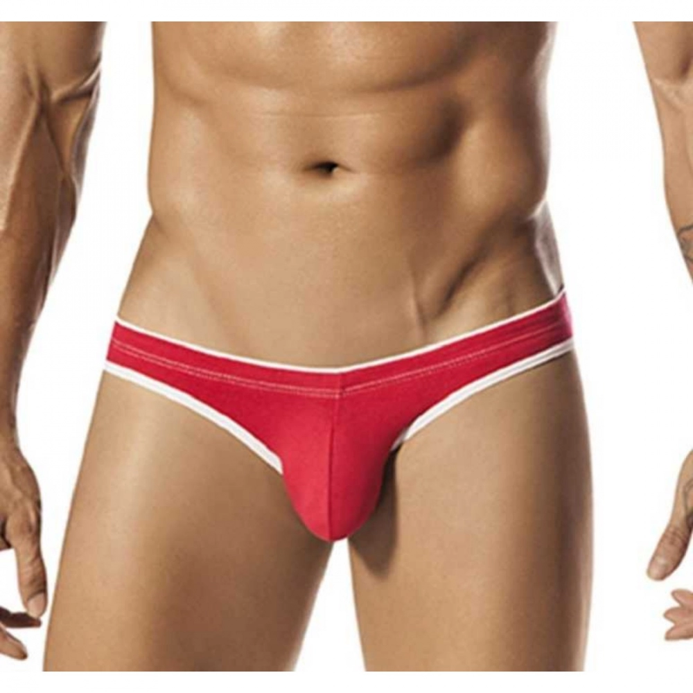 Generic Men's Cotton Handsome Hunk Brief Underwear (Red) Generic Men's Cotton Handsome Hunk Brief Underwear (Red)