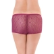 Generic Women's Nylon Mid Waist Rise Wine Lace Sheer Boyshort Panty (Wine) Generic Women's Nylon Mid Waist Rise Wine Lace Sheer Boyshort Panty (Wine)