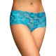 Generic Women's Lace Mid Waist Hipster Lace Panty In Criss Cross Pattern (Blue) Generic Women's Lace Mid Waist Hipster Lace Panty In Criss Cross Pattern (Blue)