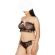 Generic Women's Lace Sheer Lace See Through Lingerie Set (Black) Generic Women's Lace Sheer Lace See Through Lingerie Set (Black)