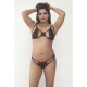 Generic Women's Micro Fibre Women’S Tempting Black Lingerie Set (Black) Generic Women's Micro Fibre Women’S Tempting Black Lingerie Set (Black)