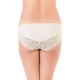 Generic Women's Nylon Low Waist Nylon Nude Hipster Panty With Lace Wings (Nude)