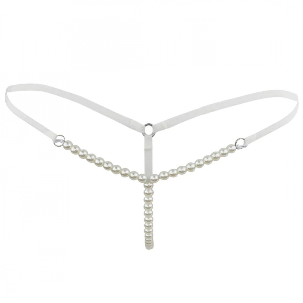 Generic Women's Beeds Sexy Pearl Panty G String Style (Pearl) Generic Women's Beeds Sexy Pearl Panty G String Style (Pearl)