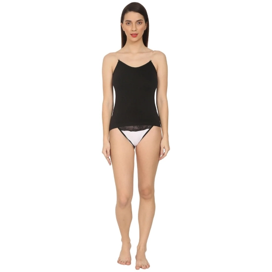 Generic Women's Cotton SpandexCotton Camisole (Black)