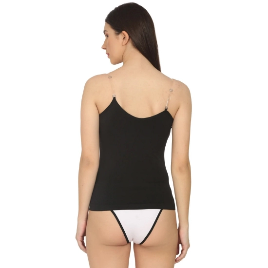 Generic Women's Cotton SpandexCotton Camisole (Black)
