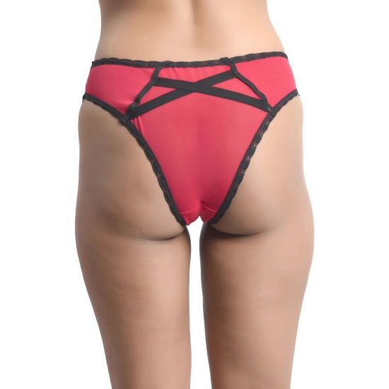 Generic Women's Cotton Back Cage Bikini Panty (Rose Pink) Generic Women's Cotton Back Cage Bikini Panty (Rose Pink)