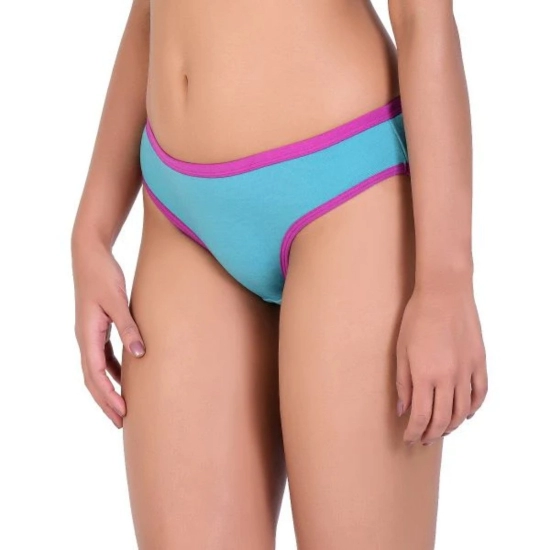 Generic Women's Pack Of 3 Cotton Bikini Panty (Blue) Generic Women's Pack Of 3 Cotton Bikini Panty (Blue)