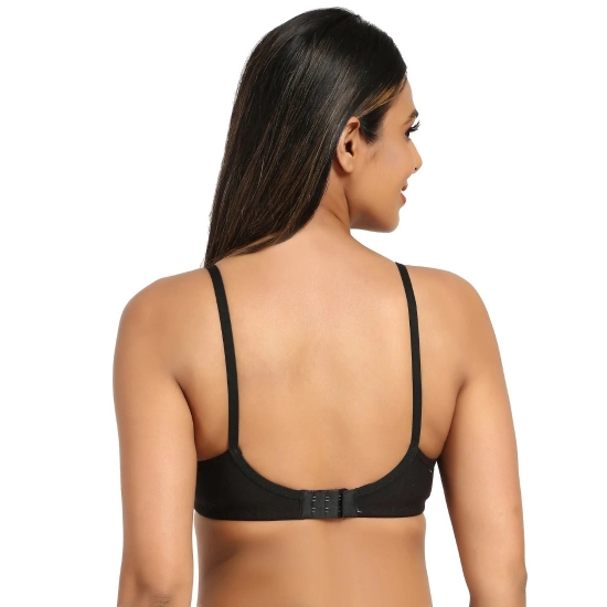 Generic Women's Cotton Blend Everyday T Shirt Lightly Padded Three Fourth Coverage Bra (Black) Generic Women's Cotton Blend Everyday T Shirt Lightly Padded Three Fourth Coverage Bra (Black)