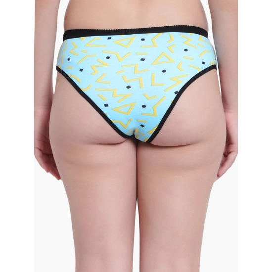 Generic Women's Cotton Printed Bikini Panty (Light Blue) Generic Women's Cotton Printed Bikini Panty (Light Blue)