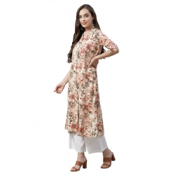 Women's Cotton Printed Floral Print Kurti (Multicolor, Cotton) Women's Cotton Printed Floral Print Kurti (Multicolor, Cotton)
